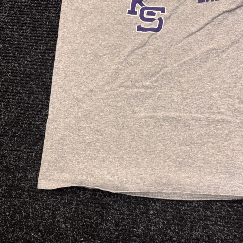 Champion Kansas State Wildcats Baseball T-Shirt Mens XL Gray KSU NCAA Tee - Picture 9 of 11